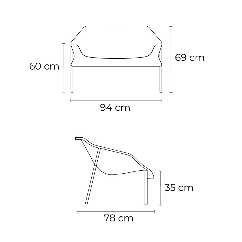 Sillón Heaven Blanco, Emu